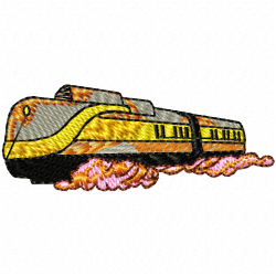 Trains Embroidery Design 2 Trains Embroidery Design 2